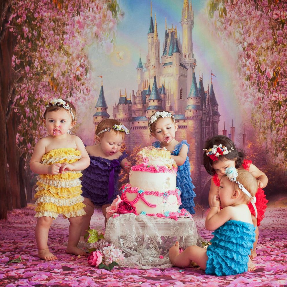 VIDEO: Baby Disney princesses reunite for seriously epic cake smash