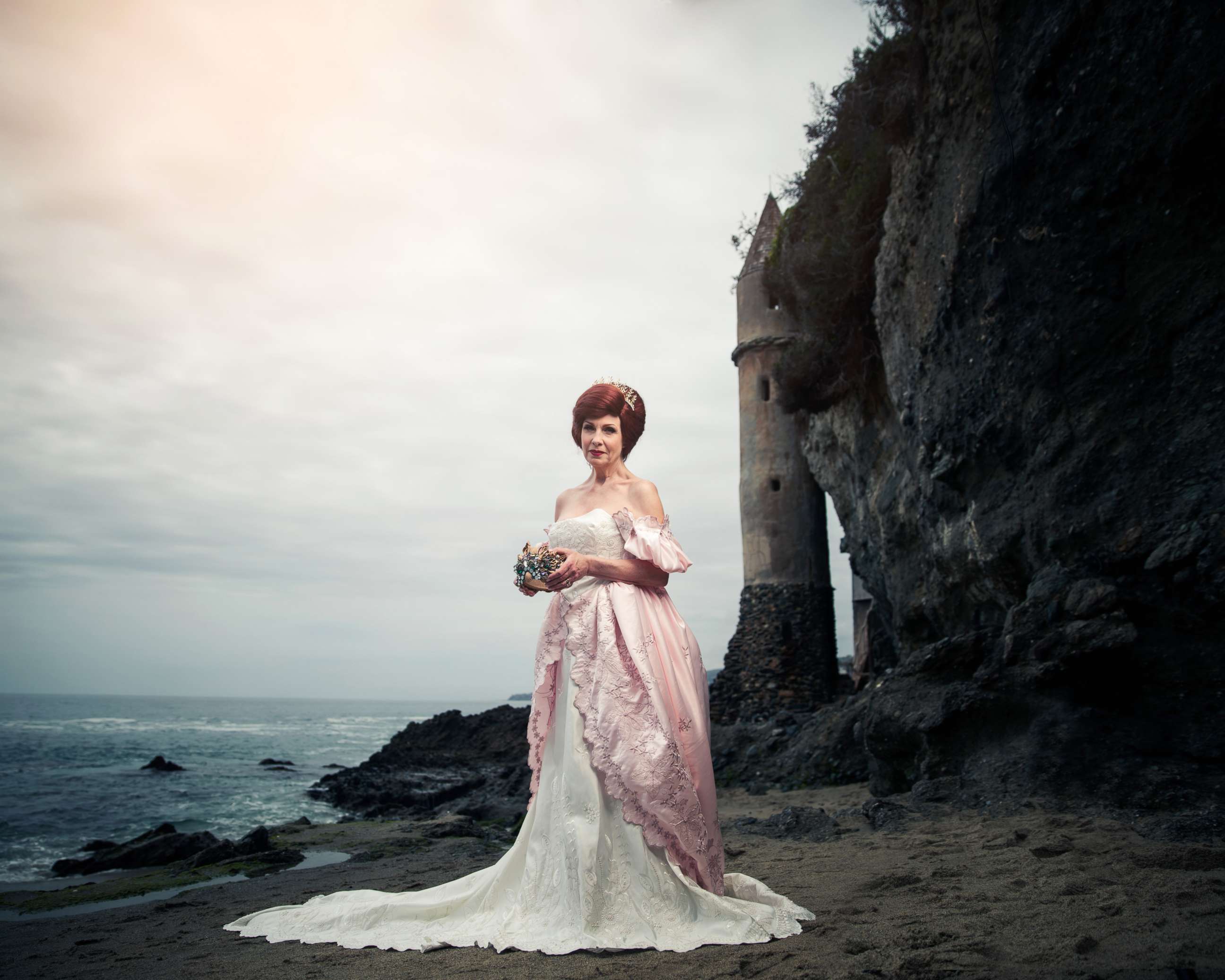 PHOTO: Elizabeth Oden poses as the mother of Ariel from Disney's "The Little Mermaid" in a photo shoot conceptualized by designer Nephi Garcia and photographer Tony Ross.