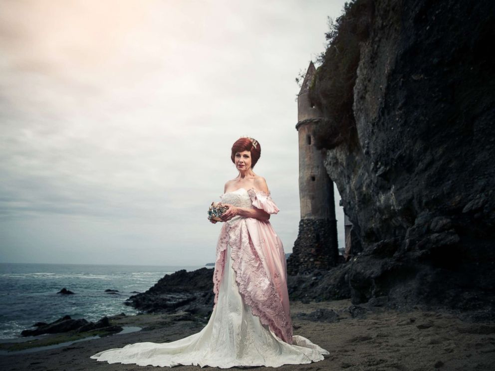 PHOTO: Elizabeth Oden poses as the mother of Ariel from Disneys The Little Mermaid in a photo shoot conceptualized by designer Nephi Garcia and photographer Tony Ross.