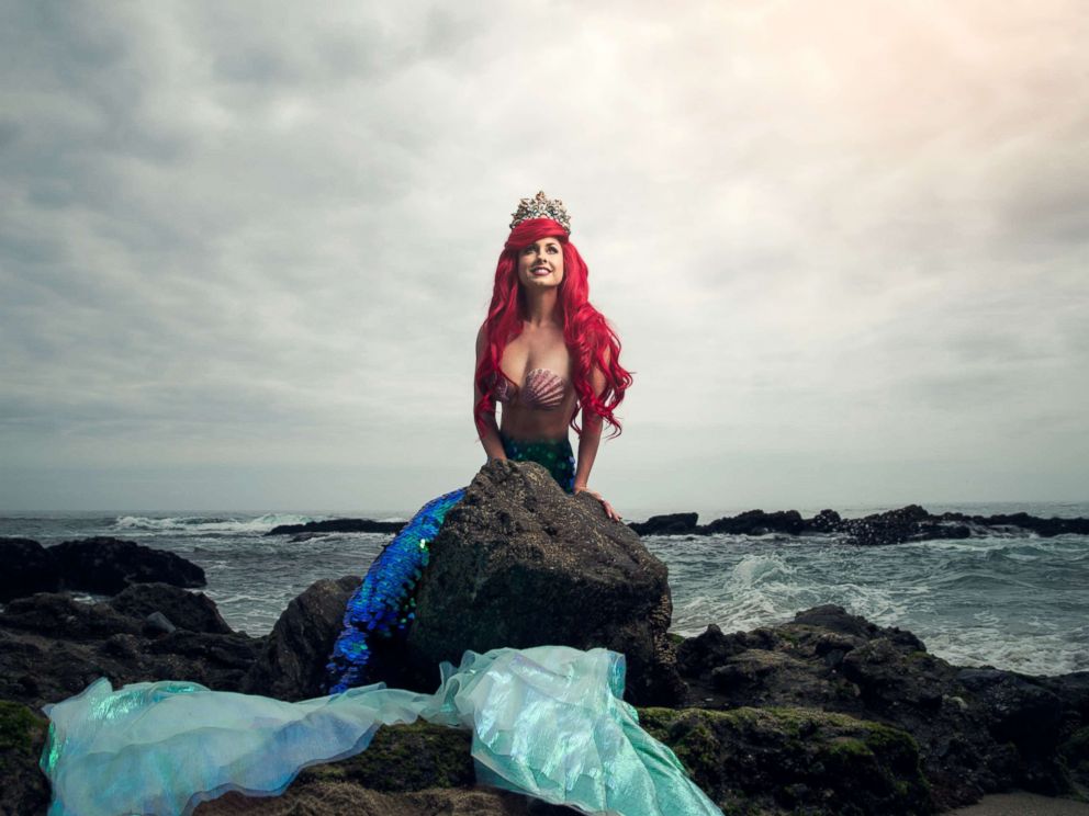 PHOTO: Traci Hines poses as Ariel from Disneys The Little Mermaid in a photo shoot conceptualized by designer Nephi Garcia and photographer Tony Ross.