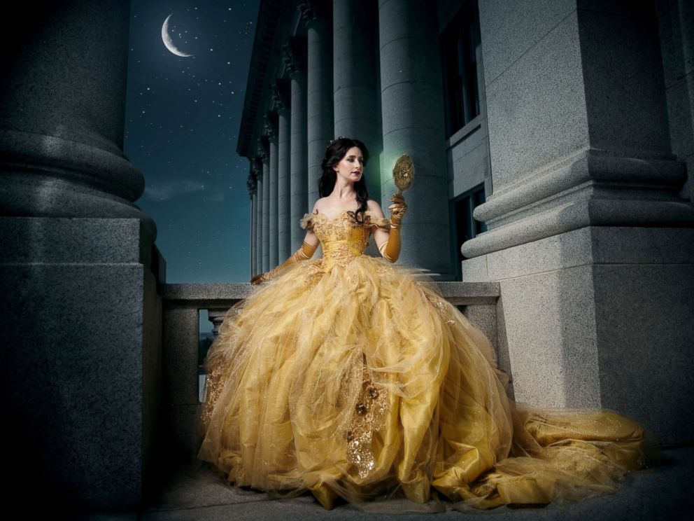 PHOTO: Bethanie Garcia poses as Belle from Disneys Beauty and the Beast in a photo shoot conceptualized by designer Nephi Garcia and photographer Tony Ross.