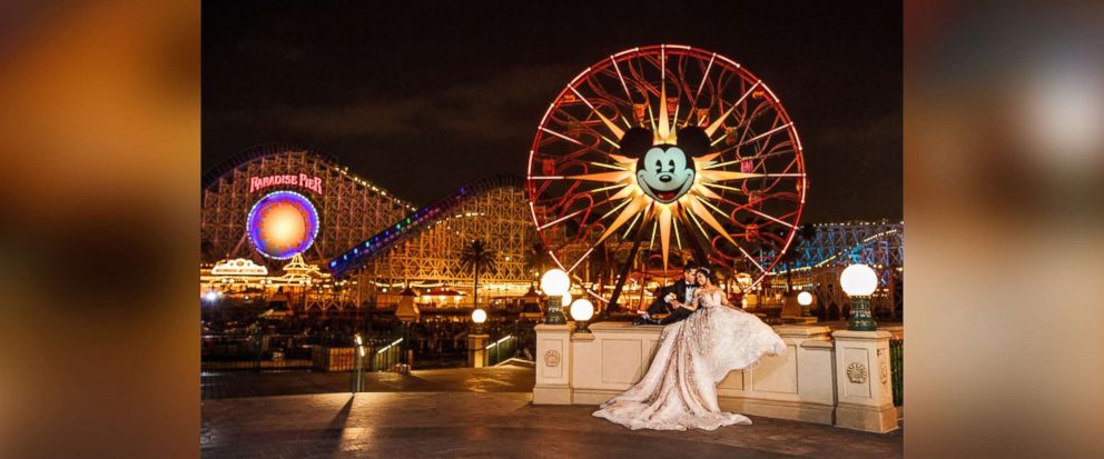 PHOTO: Sarah Kabiling and Gilbert Hernandez tied the knot on Sept. 8, 2017, with a lavish Fairytale Wedding at Disneyland.