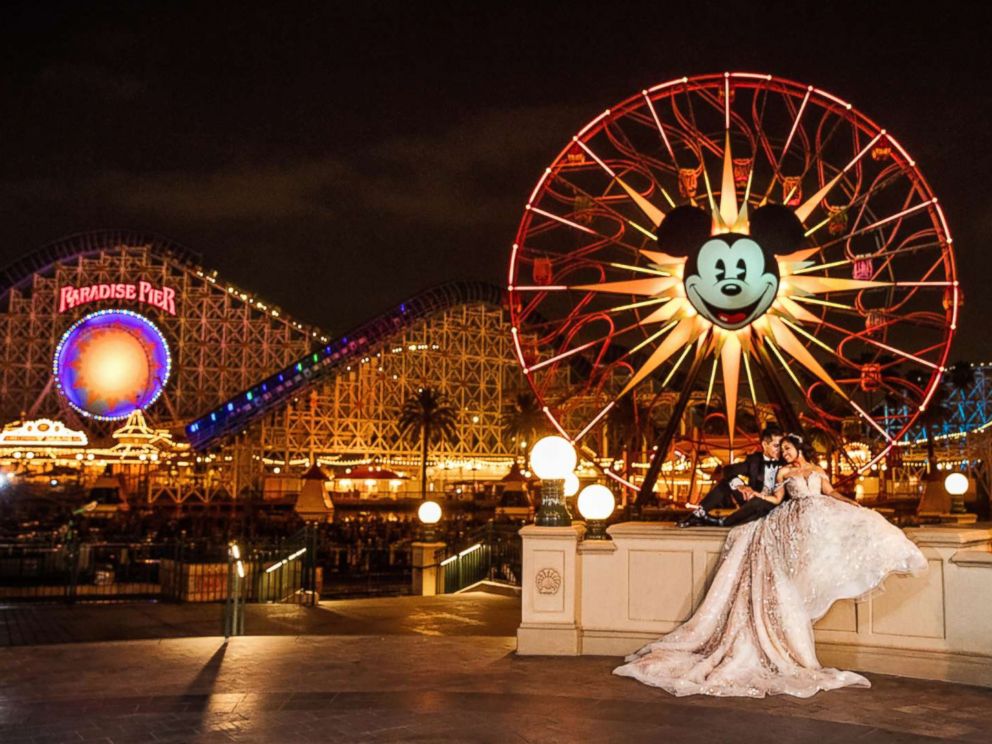PHOTO: Sarah Kabiling and Gilbert Hernandez tied the knot on Sept. 8, 2017, with a lavish Fairytale Wedding at Disneyland.