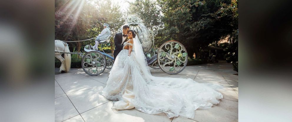 PHOTO: Sarah Kabiling and Gilbert Hernandez tied the knot on Sept. 8, 2017, with a lavish Fairytale Wedding at Disneyland.