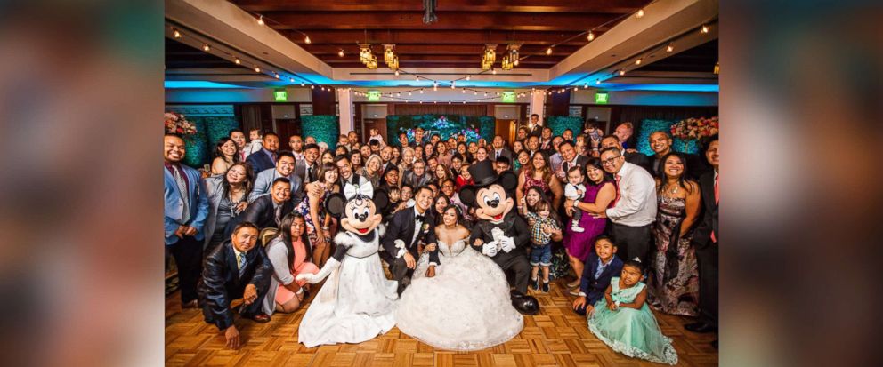 PHOTO: Sarah Kabiling and Gilbert Hernandez tied the knot on Sept. 8, 2017, with a lavish Fairytale Wedding at Disneyland.