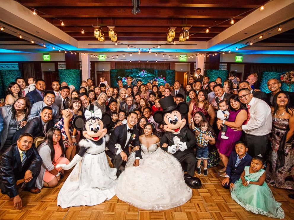 PHOTO: Sarah Kabiling and Gilbert Hernandez tied the knot on Sept. 8, 2017, with a lavish Fairytale Wedding at Disneyland.