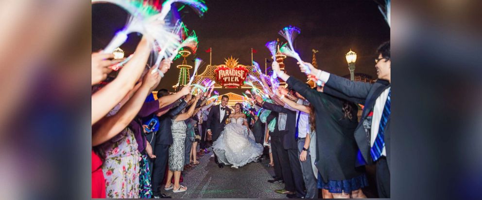 PHOTO: Sarah Kabiling and Gilbert Hernandez tied the knot on Sept. 8, 2017, with a lavish Fairytale Wedding at Disneyland.