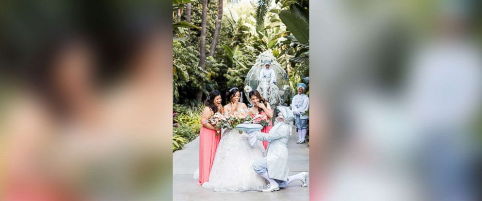 PHOTO: Sarah Kabiling and Gilbert Hernandez tied the knot on Sept. 8, 2017, with a lavish Fairytale Wedding at Disneyland.