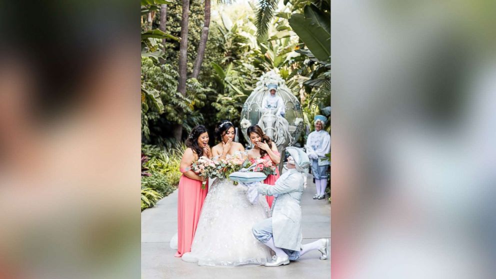 PHOTO: Sarah Kabiling and Gilbert Hernandez tied the knot on Sept. 8, 2017, with a lavish Fairytale Wedding at Disneyland.