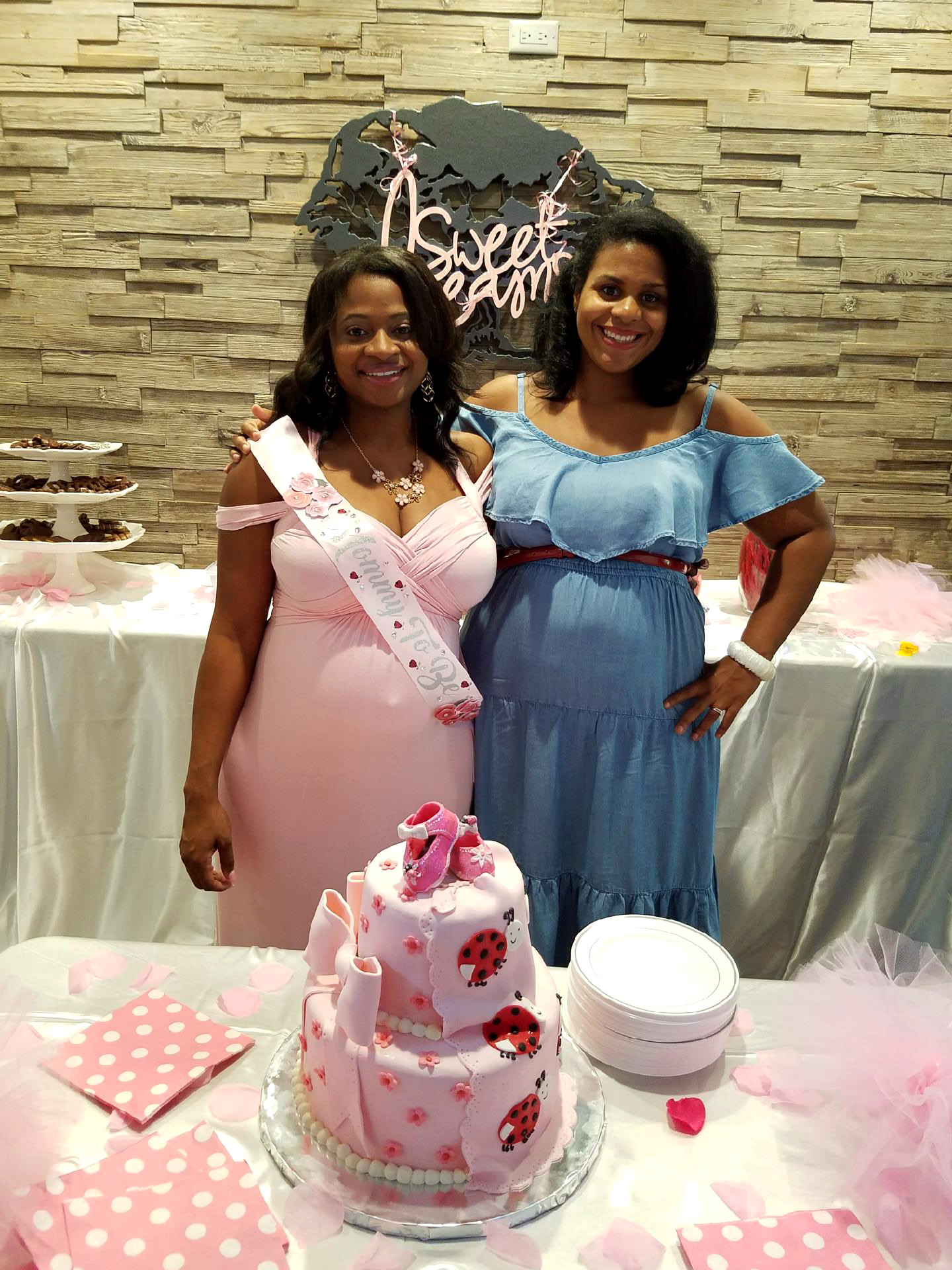 PHOTO: Best friend OBGYN's Dr. Jocelyn Slaughter and Dr. Laquita Martinez at Dr. Martinez's baby shower earlier this year.