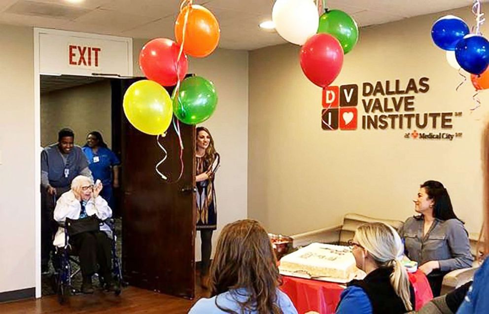 PHOTO: Dorothy Lowman, who's set to turn 99 on Jan. 27, was feted with a surprise birthday party 