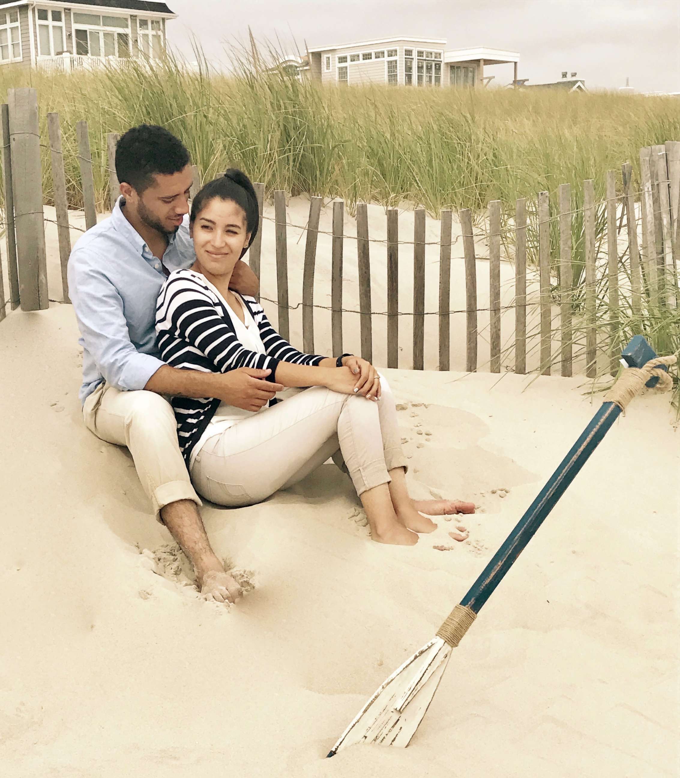 PHOTO: David Ruiz and Samantha Mills of New Jersey, seen in an undated handout photo, are getting married on April 22, 2018, which is Earth Day.