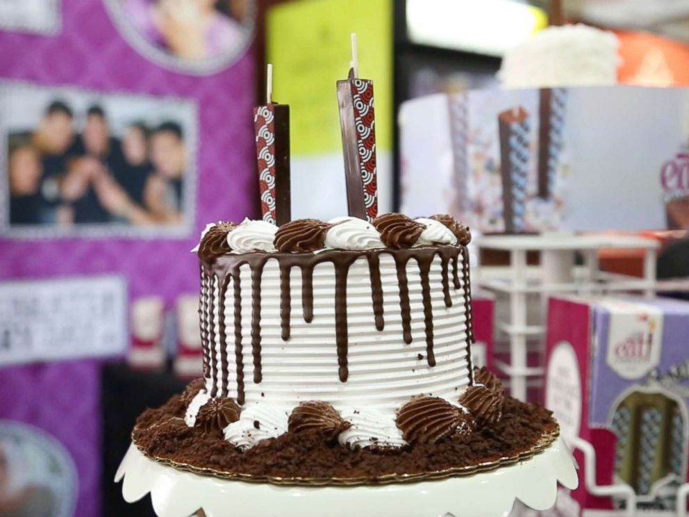 PHOTO: Chocolate edible candles on display at the Fancy Food Show in New York City.