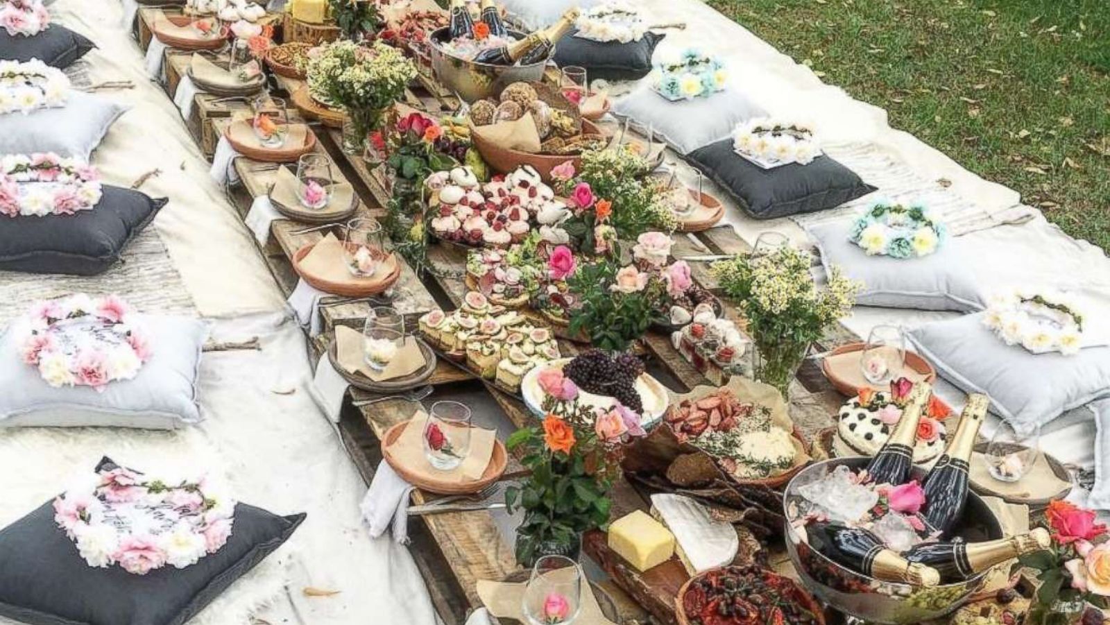 PHOTO: Spruce up your next summer party with an edible table runner.