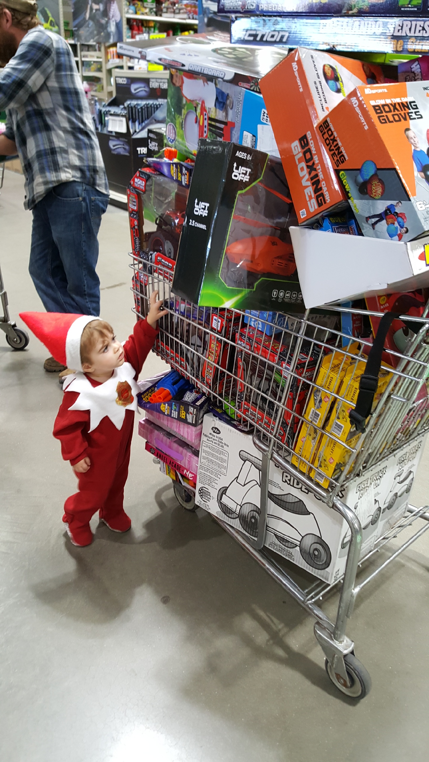 PHOTO: "Elf on the Shelf" Forest Schott, 18 months, is helping his mother, Megan, raise money to buy toys for kids in needs for the holiday season.