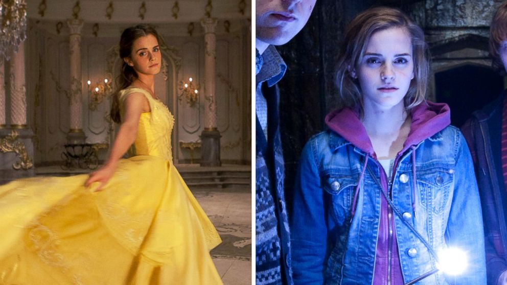 PHOTO: Actress Emma Watson stars as Belle in "Beauty and the Beast" and as Hermione Granger in "Harry Potter and the Deathly Hallows - Part 2."