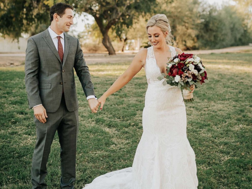 PHOTO: Ean Goldberg said he knew he was marrying a prankster.