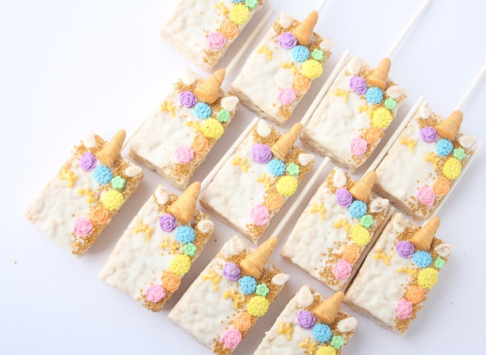 PHOTO: These unicorn rice cakes are listed on Etsy.com.