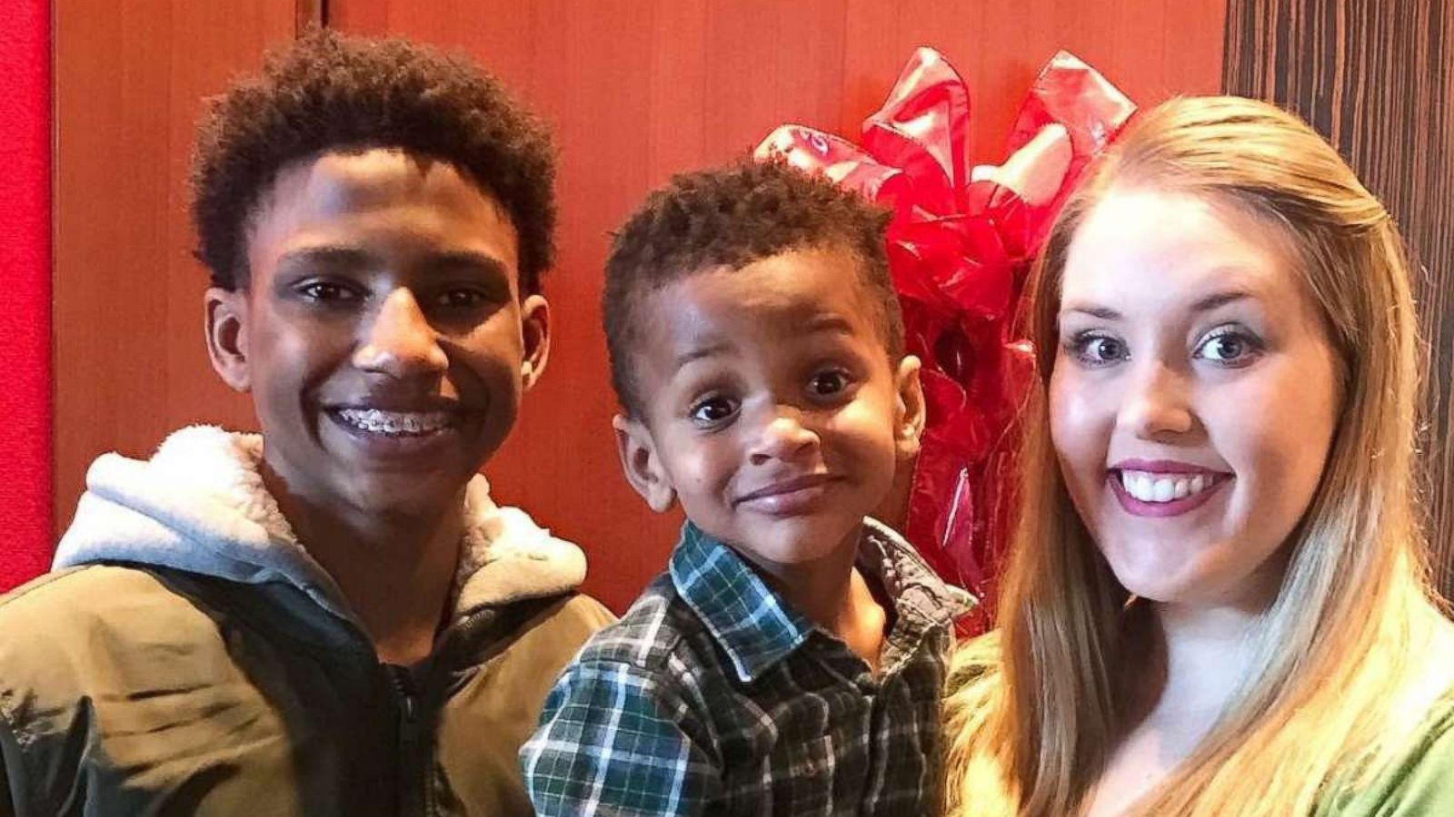 PHOTO: Teacher Chelsea Haley adopted Jerome Robinson, left, and his brother, Jace Robinson, after having Jerome as a student.