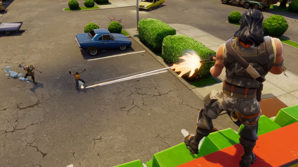 PHOTO: An image made from promotional video shows the video game "Fortnite" by Epic Games.