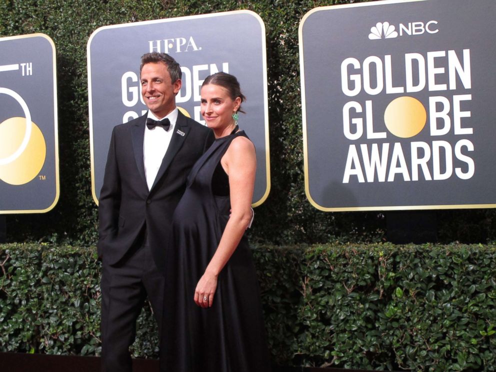 PHOTO: Francine Gascon, 10, photographed Golden Globes host Seth Meyers and his wife Alexi Ashe.
