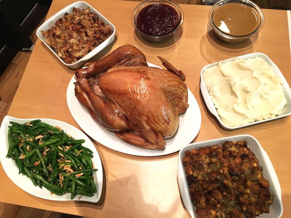 PHOTO: "Good Morning America" tried out a prepared meal for Thanksgiving dinner from FreshDirect.