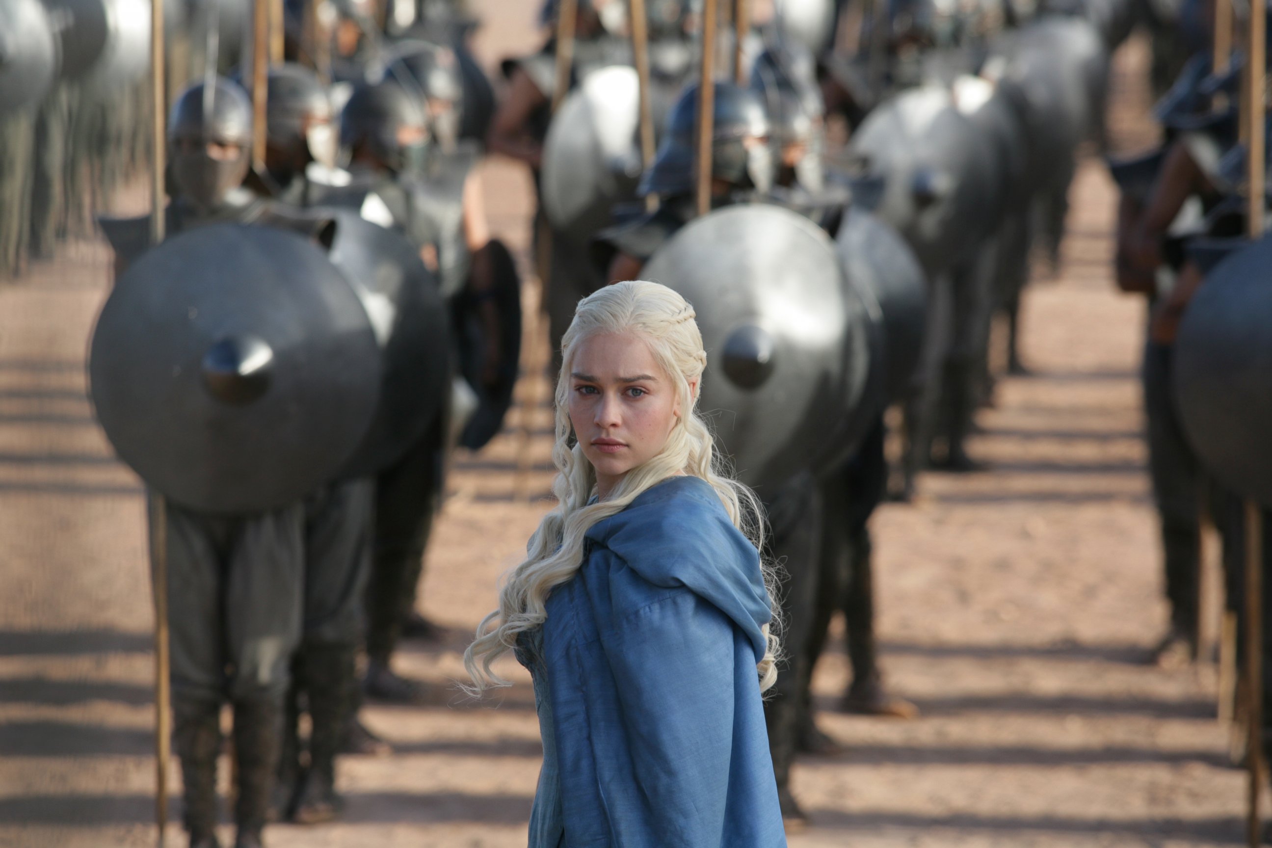 PHOTO: Emilia Clarke co-stars in "Game of Thrones."