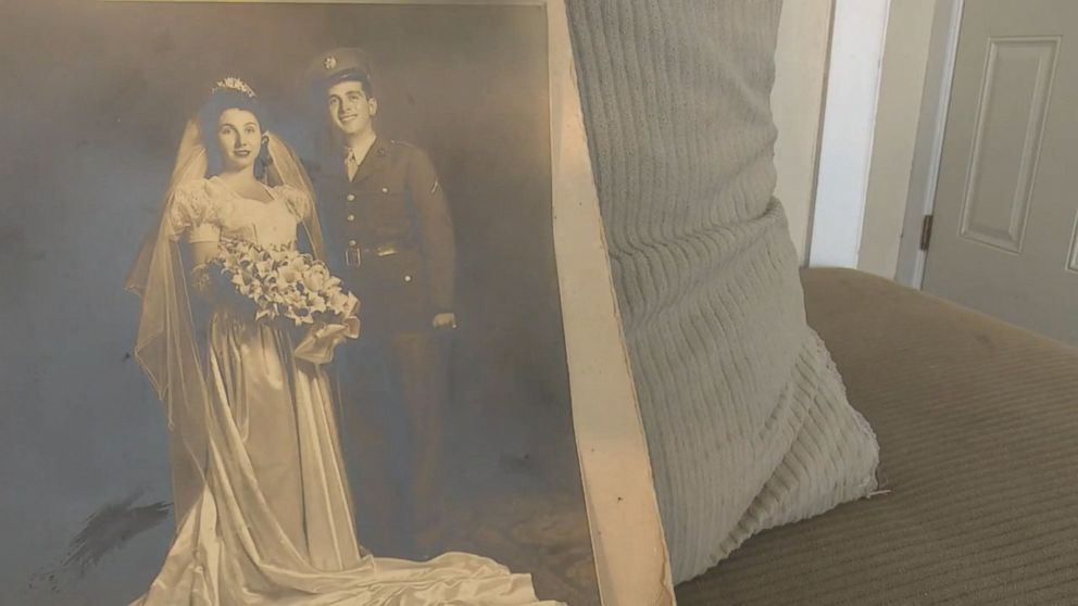PHOTO: Emmy Ordonez and her family are hoping to find the owners of a vintage wedding photo found in the garage of a home they rent in Dallas. 