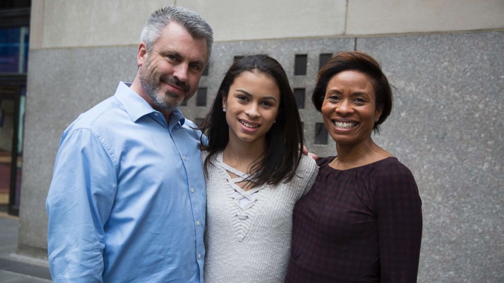 PHOTO: Gia is seen here with the author and her husband David.