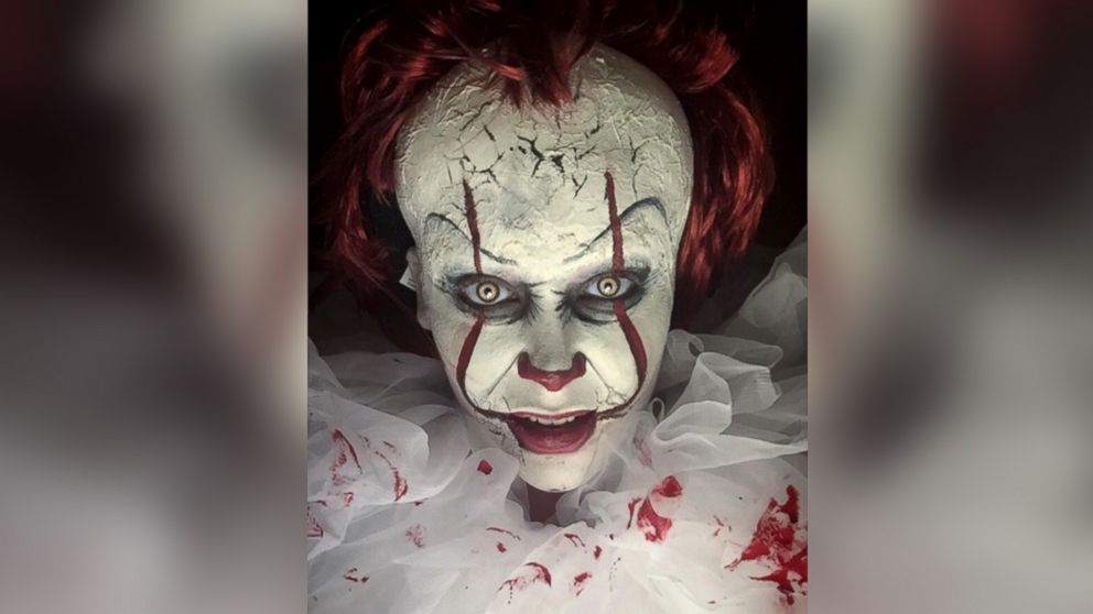 Pennywise makeup