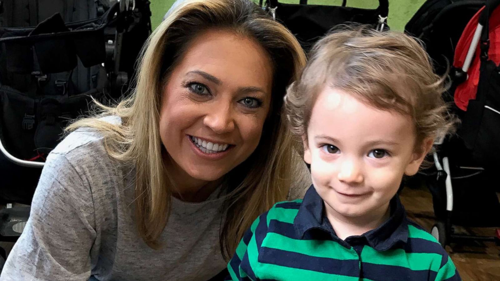 PHOTO: ABC News chief meteorologist Ginger Zee poses with her son, Adrian.