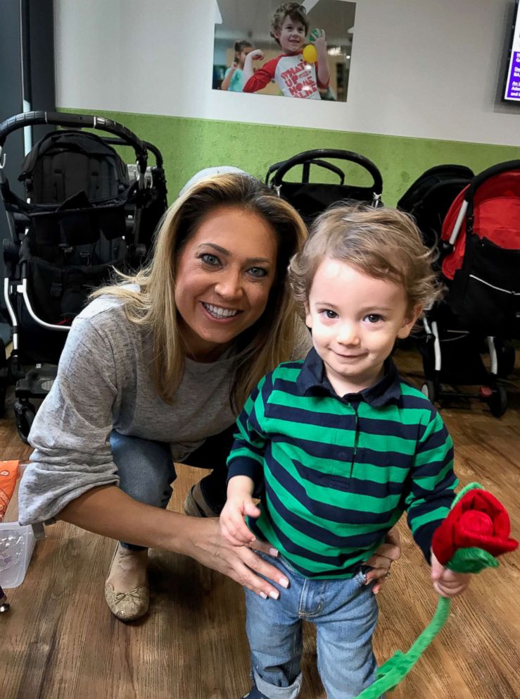 PHOTO: ABC News chief meteorologist Ginger Zee poses with her son, Adrian.