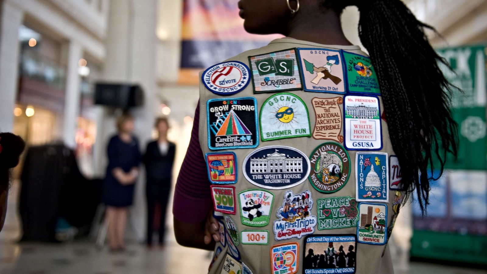 My girlfriend's mom found some of her old Girl Scout patches currently  designing my Big Lesbian Jean Jacket : r/actuallesbians