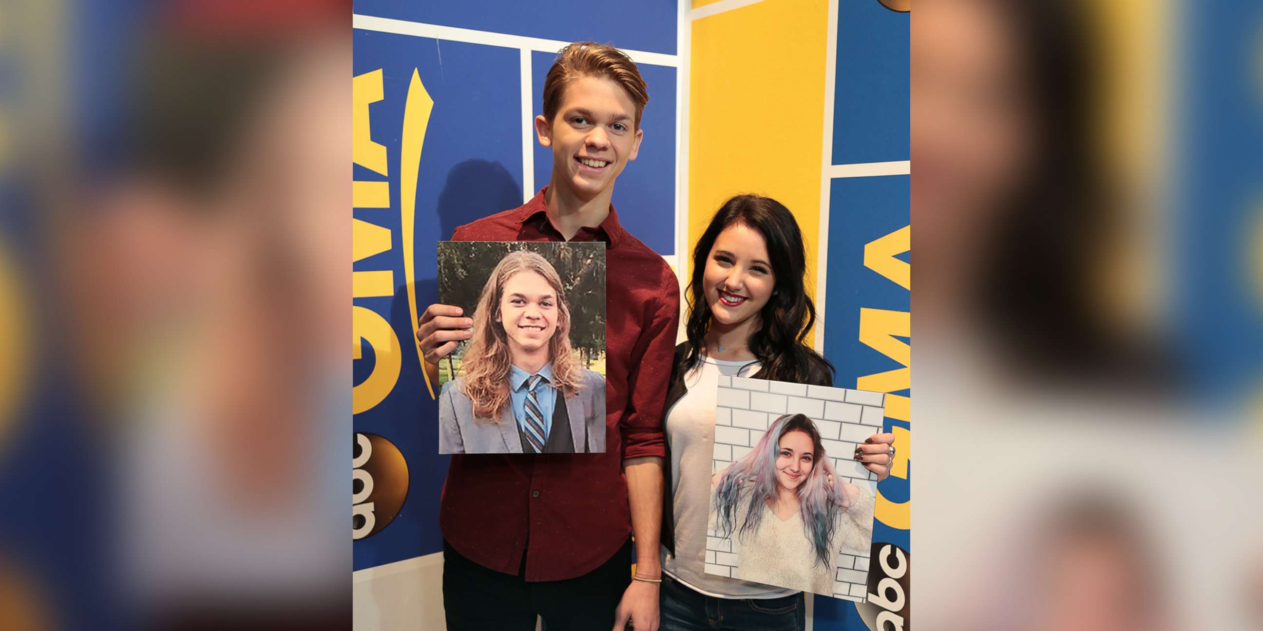 PHOTO: One young couple was emotional and left speechless seeing each other for the first time after receiving much-needed, dramatic hair makeovers live on "GMA" today. 