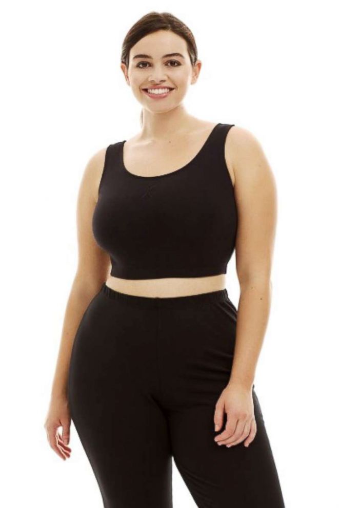 PHOTO: Always For Me's A Big Attitude Plus Size Ballet Back Sports Bra Black