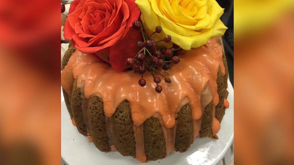 PHOTO: Sandra Lee's spiced bundt cake with citrus glaze is made with store-bought mixes and other staples.