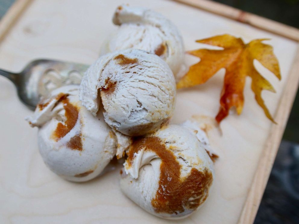 PHOTO: Spiced goat cheese pumpkin pie ice cream from Salt & Straw.