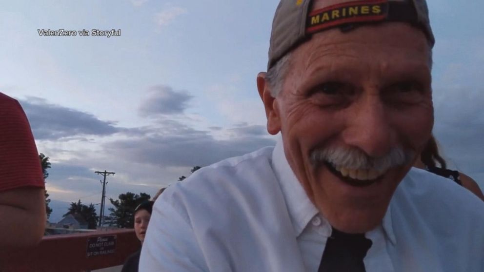 PHOTO: John Hart, 71, of California, was asked to film an engagement but didn't realize the cell phone was in selfie mode.