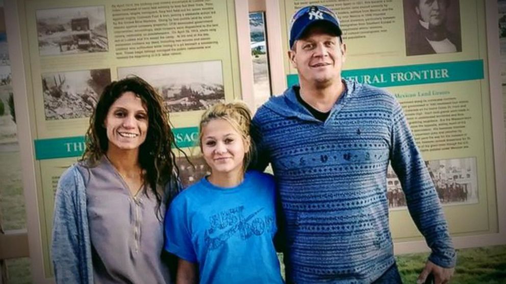 Tanya and Shane Green pose with their daughter, Gabbie Green in this undated file photo.