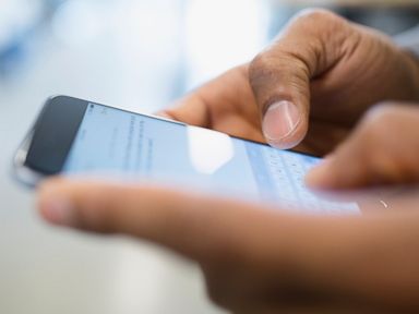 PHOTO: A man uses his cell phone in an undated stock photo.