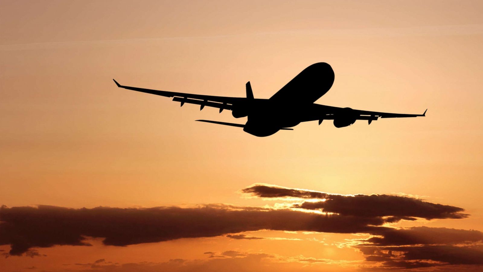 PHOTO: An airplane takes off at dusk in this undated stock image.