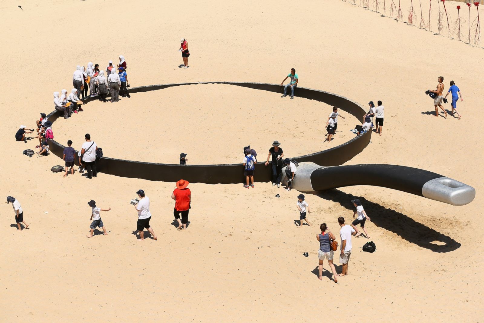 Stunning Sculptures by the Sea Photos ABC News