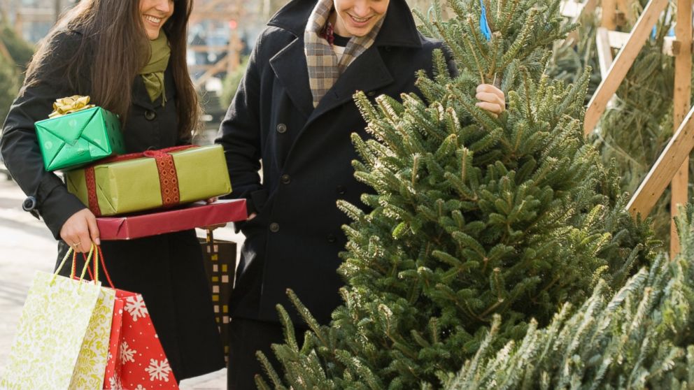 Shopping for a christmas on sale tree