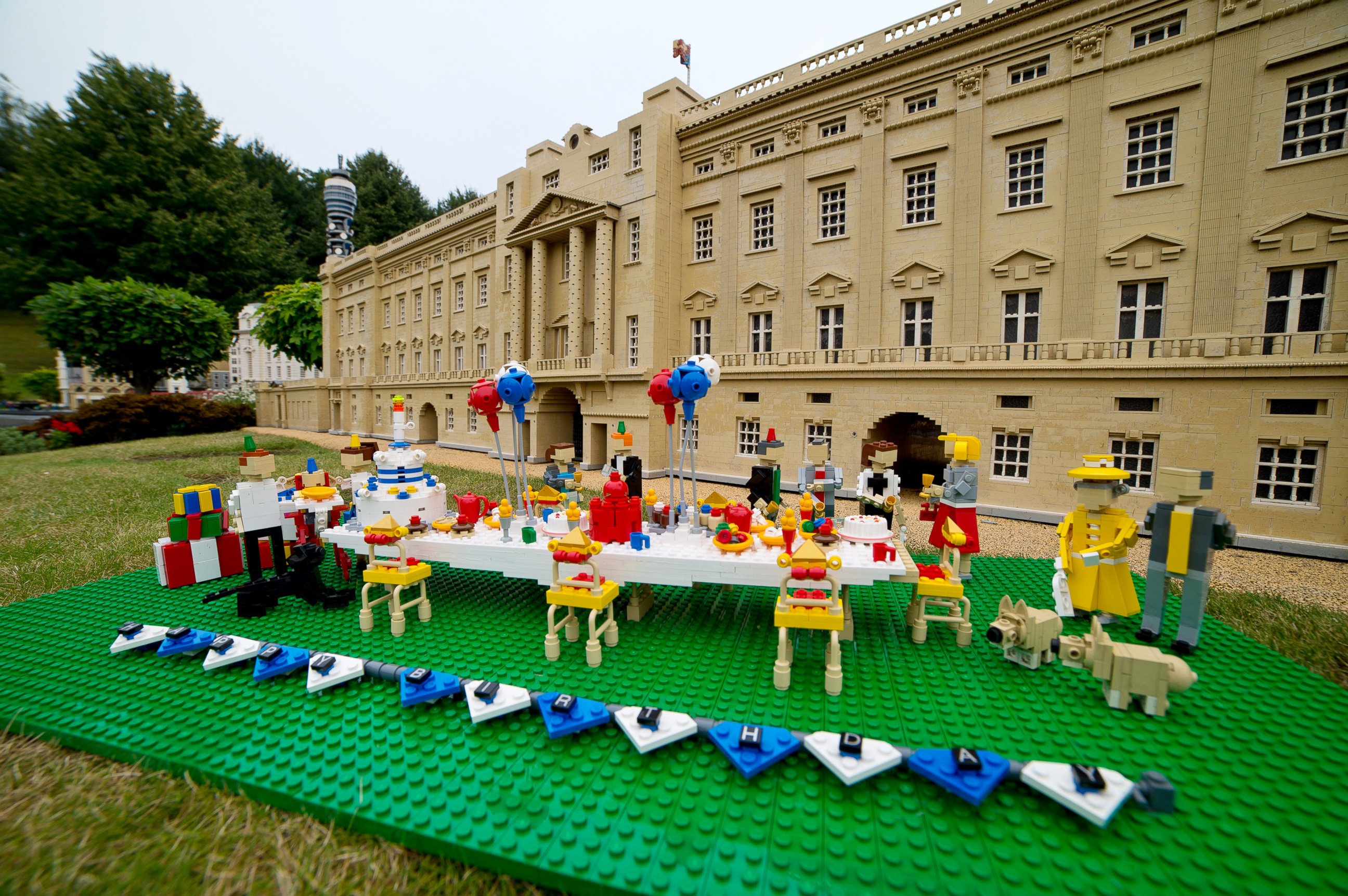 PHOTO: Legoland Windsor hosts a first birthday party for Prince George of Cambridge on July 21, 2014 in Windsor, England.