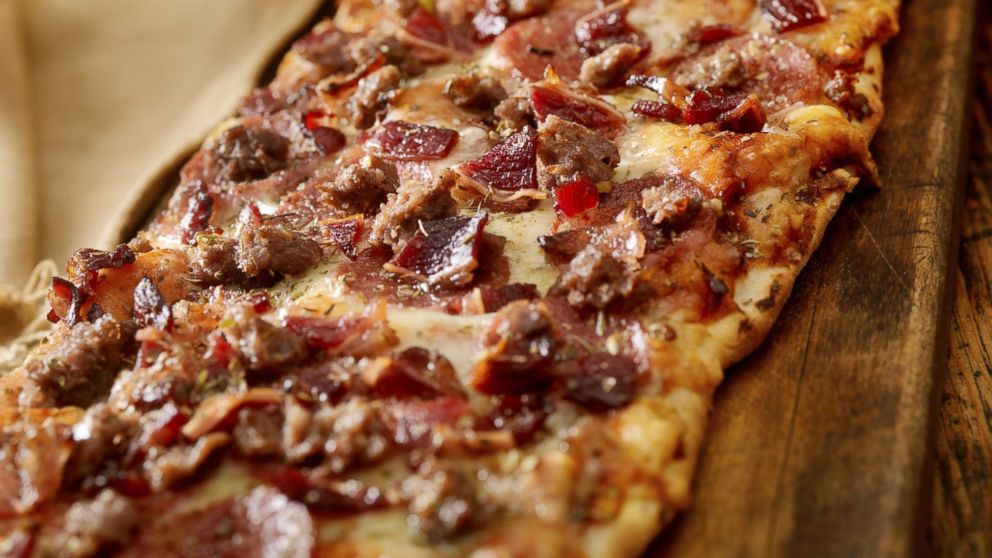 Meat lovers pizza