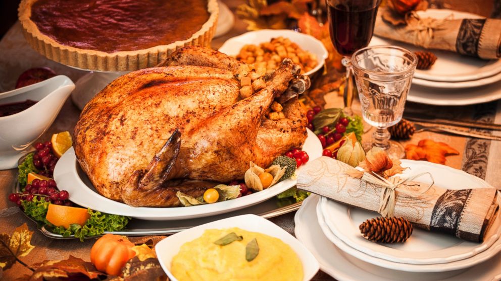 Twitter says its most-searched Thanksgiving dishes are turkey, beans, potoatoes, muffins, stuffing and casseroles.