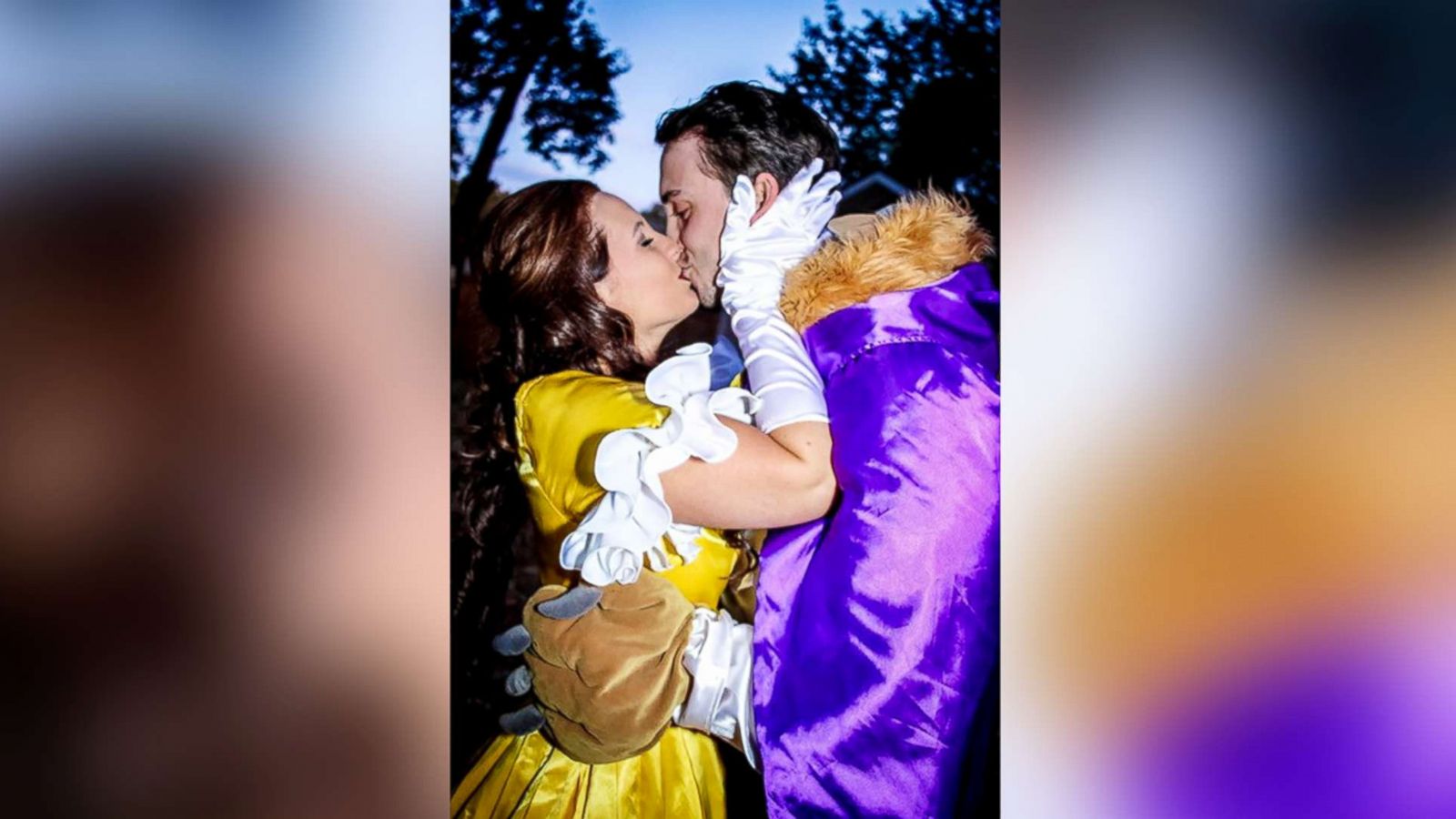 Couple Gets Engaged In Costume As Belle And The Beast Abc News