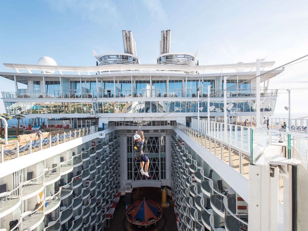 Harmony Of The Seas Zip Line - Cruise Gallery