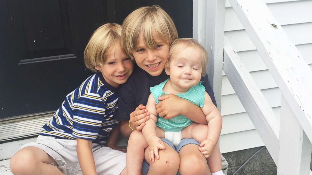 PHOTO: Siblings Harrison Holt, 8 , Patrick Holt, 5 and Marie Holt, 11 months of Dummer, N.H., in a recent photo.