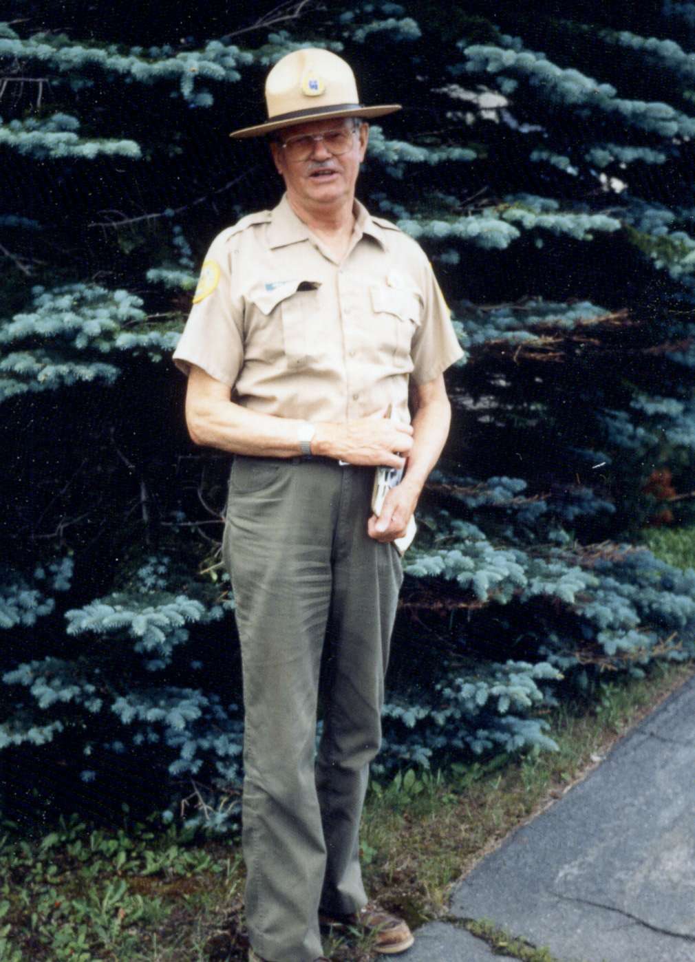 PHOTO: Before World War II veteran Harvey Djerf retired, he was part of Minnesota state parks' Naturalist Corps.